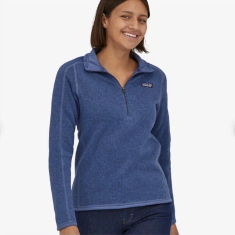 Patagonia Women's Blue Better Sweater® 1/4-Zip Fleece Size Small
